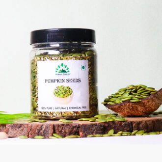 Hillpure Organic Pumpkin Seeds, Raw Pumpkin Seed, Authentic and Natural for Healthy Diet, High Fiber, Protein Rich Superfood (300 gm)