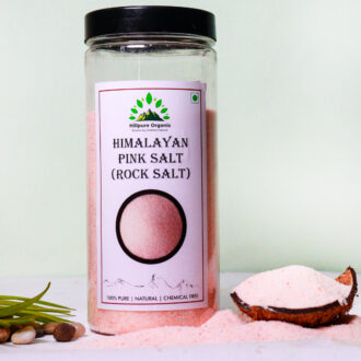 Hillpure Organic Himalayan Pink Salt, Rock Salt,100% Natural Sendha Namak, Iodized Rock Salt (1 kg)