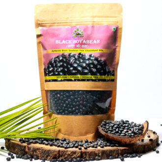Hillpure Organic Black Soyabean / Kala Bhatt / Black Bean | Ancient Grain from Uttarakhand ( 500 gm )