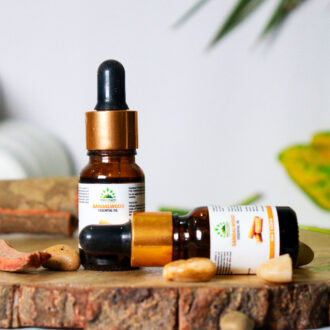 Hillpure Organic Sandalwood Essential oil | Chandan Oil | 100% pure and natural | undiluted for skin moisturization, anti aging, healthy scalp and hair | 10 ml + 10 ml (Pack of 2)