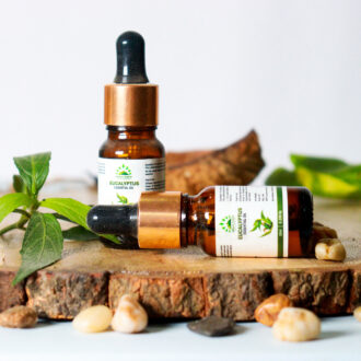 Hillpure Organic Eucalyptus Essential Oil | For Hair, Skin & Aromatherapy | 100% Pure & Natural Oil | 10 ml + 10 ml (Pack of 2)