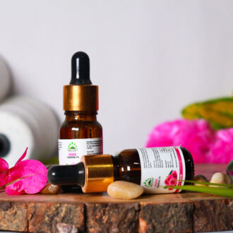 Hillpure Oganic Rose Essential Oil | 100% Pure & Natural | For Hair, Skin & Aromatherapy Pure & Natural Oil | 10 ml + 10 ml (Pack of 2)