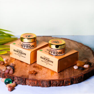 Hillpure Organic Kashmiri Saffron | Keshar | Lab Tested Certified Grade A+ (1gm + 1 gm)